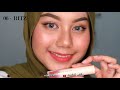 swatches and review hanasui mattedorable lipcream vaninda aidina