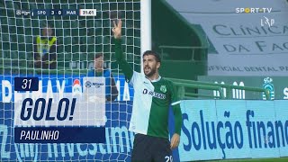 Goal | Golo Paulinho: Sporting (3)-0 Marítimo (Taça da Liga 22/23 - Fase 1 - Jornada 3)