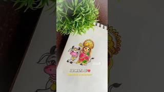 Navdurga Drawing Challenge😍 || Navratri special drawing #shorts