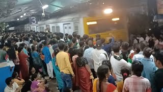 Angry crowd in Kalyani railway station on Durga Puja 2022 / Rush time (05-10-2022) | Suprabha kumari