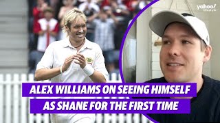 Warnie star Alex Williams on seeing himself as Shane for the first time | Yahoo Australia