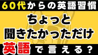 【1日1フレ瞬間英作文】「ちょっと〜したかっただけ」大人の英語習慣【333日目】