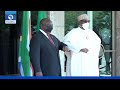 FULL VIDEO: President Buhari Receives Ramaphosa Amid Omicron Concerns