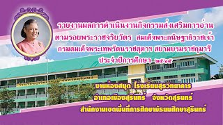 รายงานผลการดำเนินงานกิจกรรมส่งเสริมการอ่าน ฯ  โรงเรียนสุรวิทยาคาร