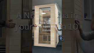 Build a Sauna in 10 minutes!  #interiordesign #infrared #bathroom