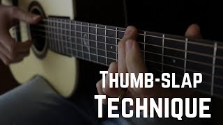 Simple yet Beautiful Percussive Technique on Guitar