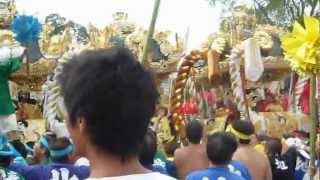 2010年（平成22年）的形・湊神社秋祭り 本宮 ６台練り