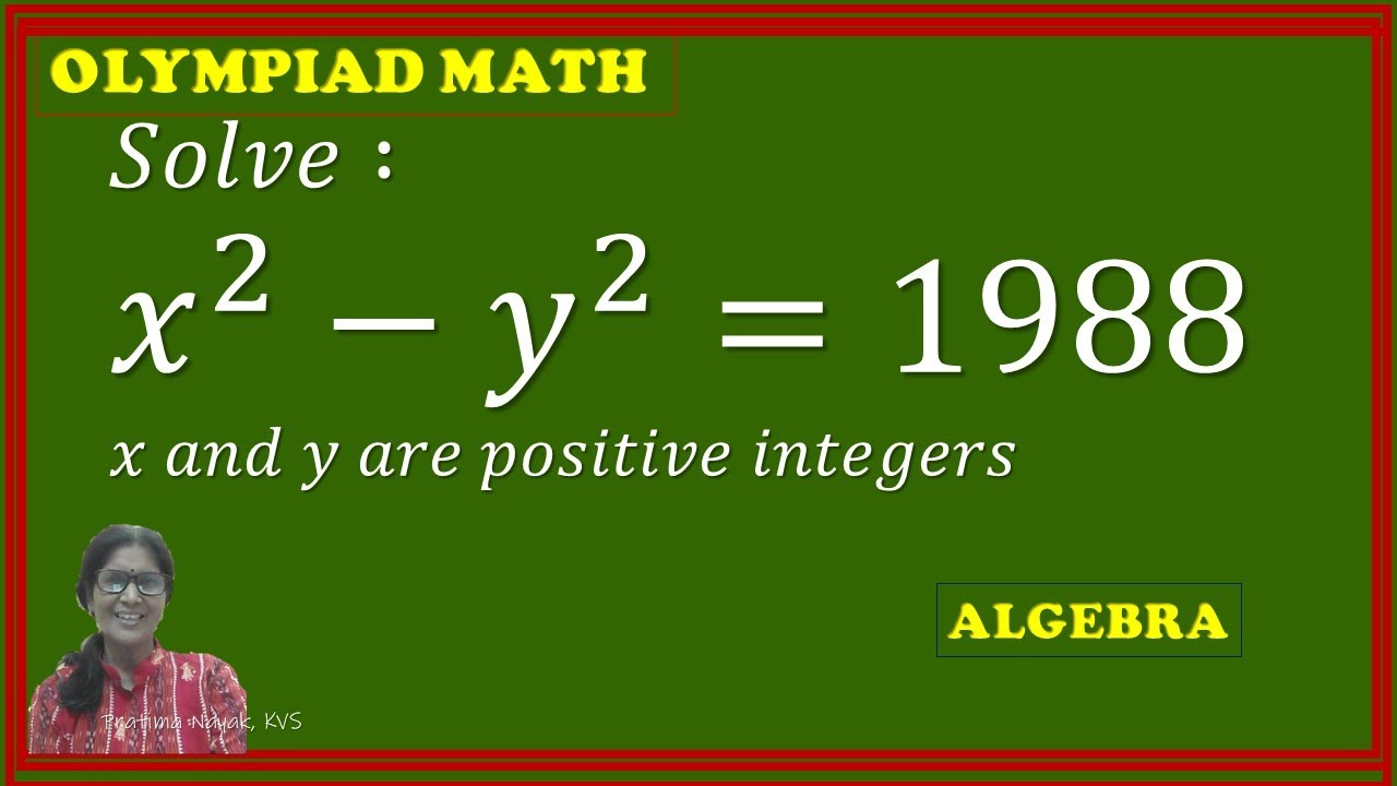 Math Olympiad Algebra How To Solve Math Olympiad Question You