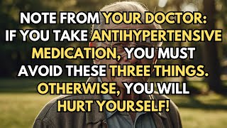 Doctor's Warning: If You Take Antihypertensive Medications, Absolutely Avoid These 3 Things—Or