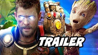 Avengers Infinity War Trailer 2 - Thor Meets Guardians of The Galaxy