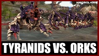 Tyranids vs. Orks | Feeding Grounds Siege | 40K Battlesector | Company Captain Difficulty