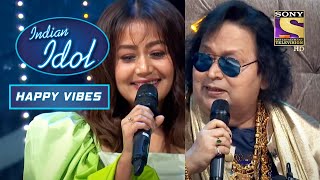 देखिए Bappi Lahiri का Duet Neha Kakkar के साथ | Indian Idol | Happy Vibes