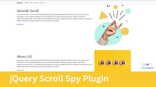 08. jQuery Plugin Tutorial | Scroll Spy | Learn with Gsarwar