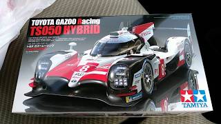 タミヤ1/24ガズーレーシングTS050ハイブリッドプラモデルの中身【 TOYOTA GAZOORacing TS050 HYBRID】