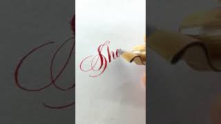 Shalu 💕 #calligraphy #shorts #ytshorts #calligraphyshorts #shalu #writing #status