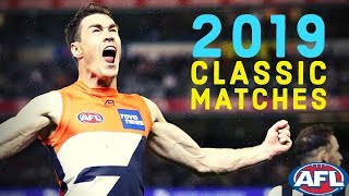 10 Classic Matches from the 2019 AFL Season