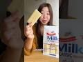 Trying Milk Rice Snacks #milk #snack  #asiansnacks