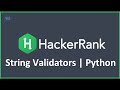 String Validators | HackerRank Solution in Python