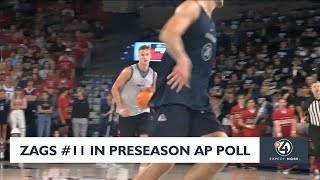 Gonzaga ranked No. 11 in AP preseason poll