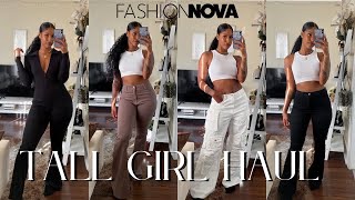 FASHION NOVA TRY-ON HAUL | TALL GIRL APPROVED!!