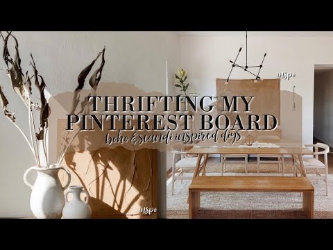 Thrifting My Pinterest Board Youtube
