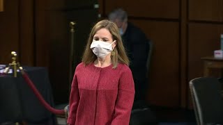 Amy Coney Barrett Faces Questions On Day 2 Of Senate Hearings