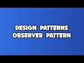 OBSERVER PATTERN IN 3 MINUTES - Unity Game Dev Tutorial