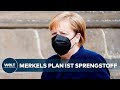 AUSGANGSSPERREN: Merkels Bundesnotbremse als Zankapfel - Corona-Inzidenzen steigen I WELT News