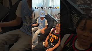 I sprayed fart spray in their hands 🤣💩 #shorts #prank