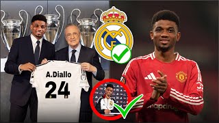 🚨UNE BOMBE EXPLOSE: AMAD DIALLO AU REAL MADRID | COUP DUR POUR RODRYGO