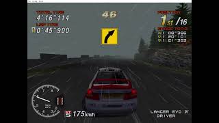 SEGA RALLY 2 Mitsubishi Lancer Evolution IV WRC 10 Years Championship Year 10 Dreamcast JP Gameplay