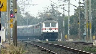 Legend Forever : Glorious Telangana Express Ex AP Express with LGD WAP7 Thrashes Sonkhamb