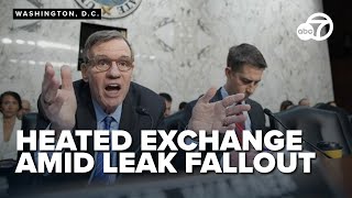 Trump's top officials, Gabbard & Ratcliffe heated exchange with Warner over leak fallout