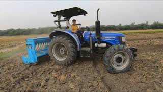 राकेश भाई का ट्रैक्टर है Sonalika worldtrac 75 RX tractor mileage test with supper seeder on Rawta