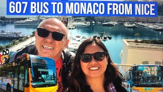 Day Trip To Monte-Carlo Monaco from Nice France / 607 Bus to Monaco