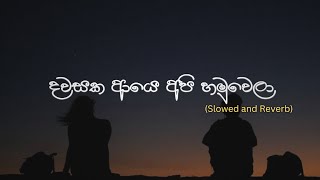 Dawasaka Aye Api Hamu Wela | පාලුව රජකරනා (Slowed + Reverb) - Sudeera Dilshan @mrrevibeslk