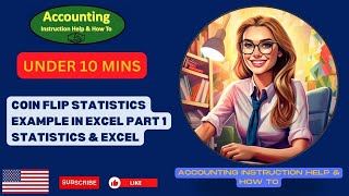 Coin Flip Statistics Example in Excel Part 1