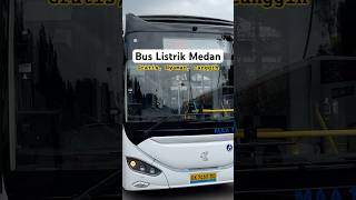 Bus listrik Medan Gratis. Cara naik bus listrik di Kota Medan