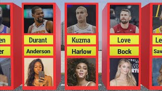 NBA Players Wives And Girlfriends 2023 | 3D Comparison Video