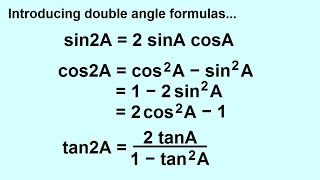 PreCalculus - Trigonometry: Trig Identities (22 of 57) Double Angle Formula: Introduction
