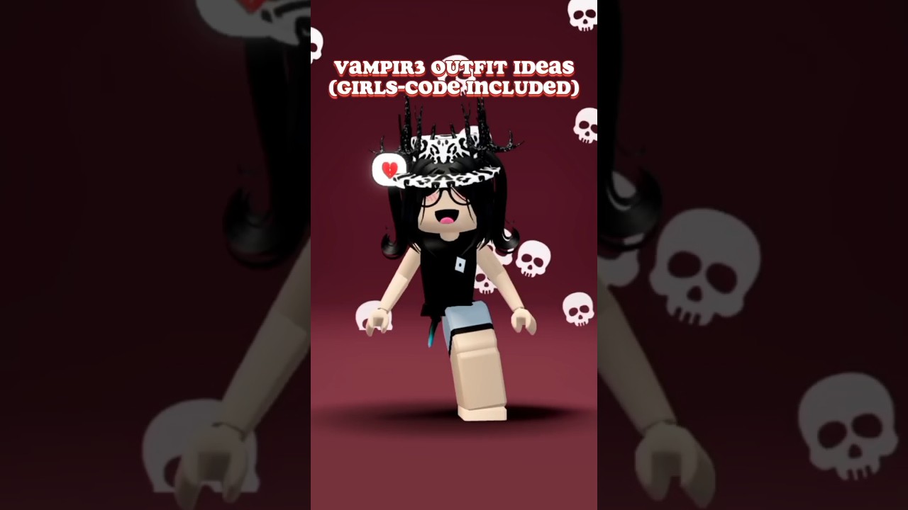 vampire outfit ideas with code,//#robloxshorts#outfitideas#shortsvideo#vampire#girl#subscribe