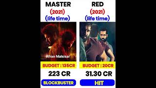 Master Vs Red Movie Comparison | Box Office Collection | #shorts