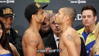 ANDRE DIRRELL VS JOSE UZCATEGUI 2 - FULL WEIGH IN AND FACE OFF VIDEO
