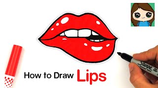 How to Draw Lips Easy