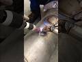 how to tig welding pipe thin metal #experiment #best #tig #welding #skills #shorts