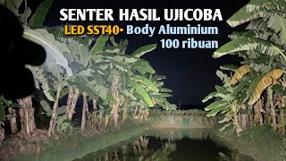 SENTER MINI CAHAYA TERANG •  Body Aluminium 100ribuan • LED SST40 2000 lumens #Shorts #shortsvideo