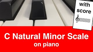 C Natural Minor Scale On Piano: Easy Tutorial For Beginners | Music Simply Understood