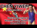 Watch China's CHEN Yiwen Take Home The Gold At The Women's Diving World Cup In Montreal 2023