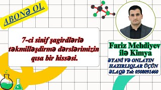 7-ci sinif şagirdlərlə təkmilləşdirmə dərslərimizin qısa bir hissəsi.