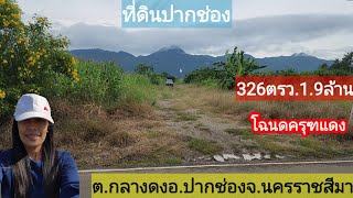 ที่ดินปากช่อง326ตรว.1.9ล้านใกล้วัดพระขาว ต.กลางดงอ.ปากช่องจ.นครราชสีมา